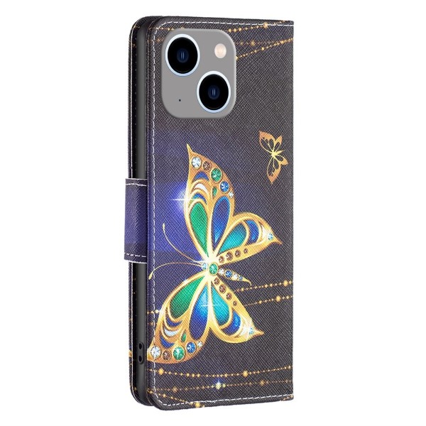 Puzdro na iPhone 14 Plus Motýľ čierne