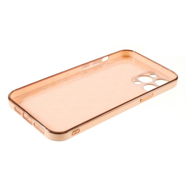 Kryt na iPhone 14 Plus Electroplated rhombus ružový