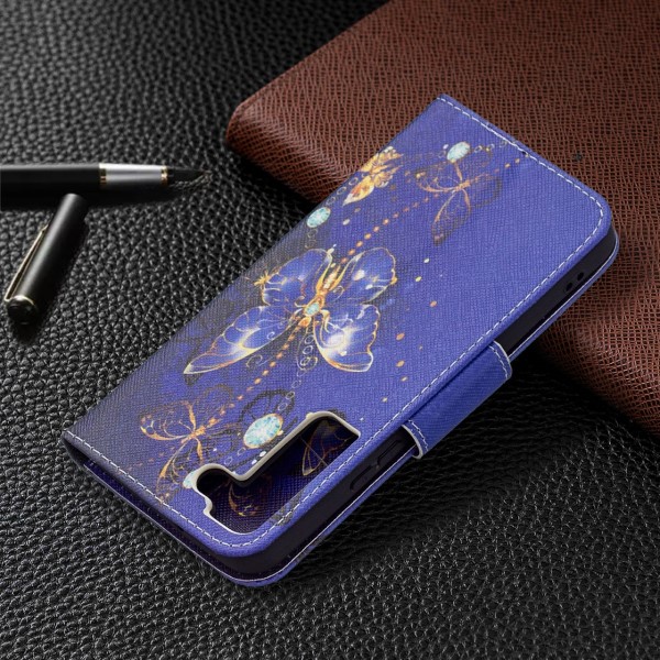 Puzdro na Samsung Galaxy S22 Motýľ fialové