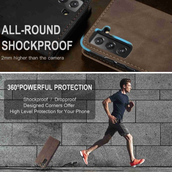 Puzdro na Samsung Galaxy S22 Plus CASEME hnedé