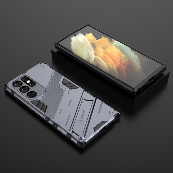 Kryt na Samsung Galaxy S22 Ultra odolný Shockproof šedý