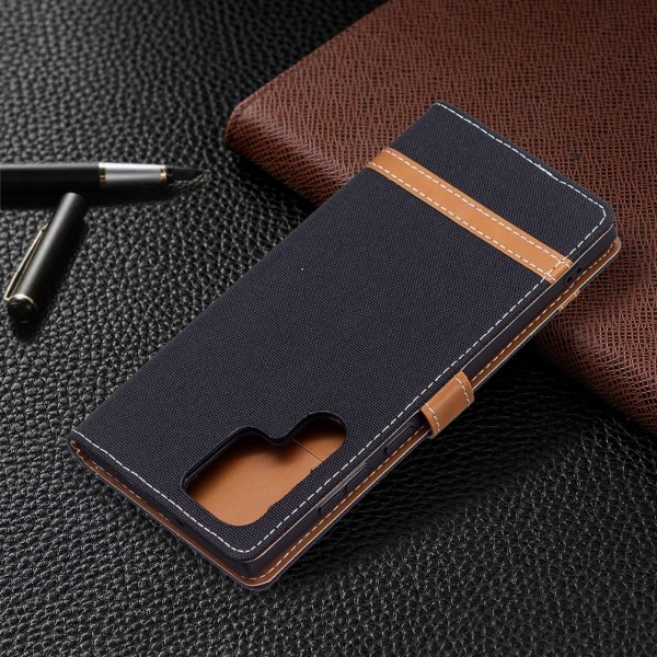 Puzdro na Samsung Galaxy S22 Ultra Jeans čierne