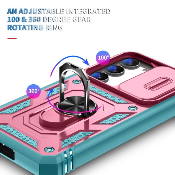 Kryt na Samsung Galaxy S23 odolný s krytkou na fotoaparát ružový