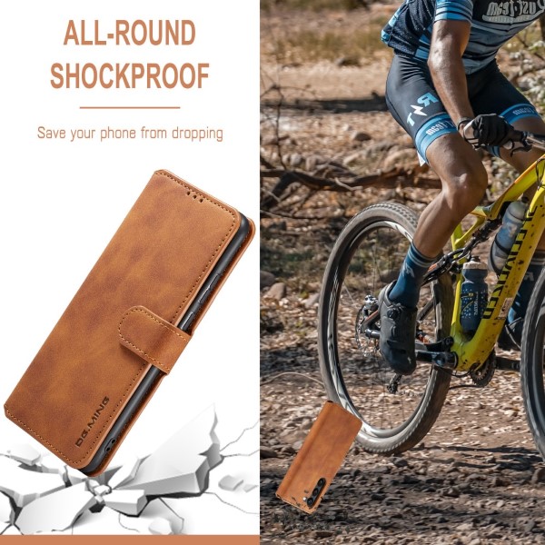 Puzdro na Samsung Galaxy S23 DG.MING hnedé