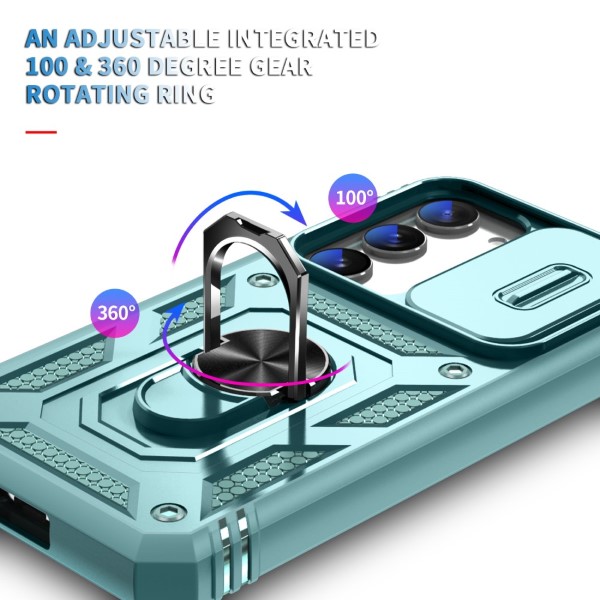Kryt na Samsung Galaxy S23 plus odolný s krytom na fotoaparát svetlo modrý