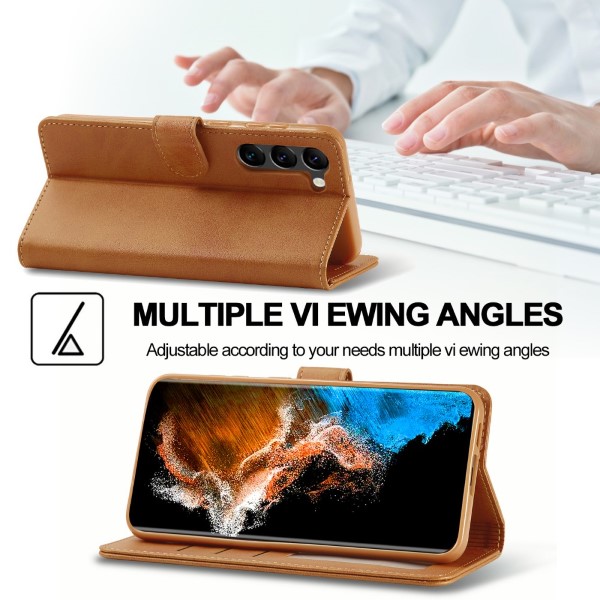 Puzdro na Samsung Galaxy S23 Plus LC.IMEEKE hnedé