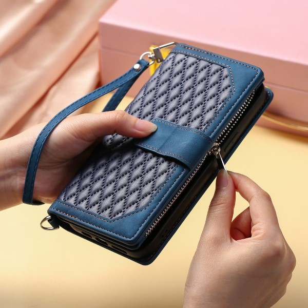 Puzdro na Samsung Galaxy S23 Ultra Luxury Double Layer modré