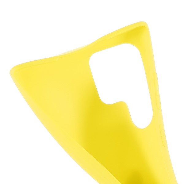 Kryt na Samsung Galaxy S22 Ultra Silikónový žltý