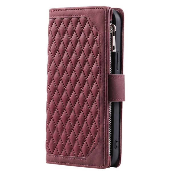 Puzdro na Samsung Galaxy S23 FE Luxury Double Layer vínovej