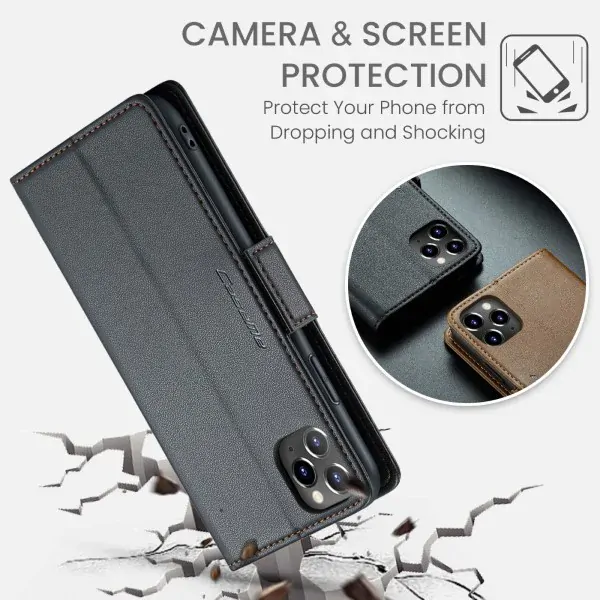 Púzdro na iPhone 11 Pro Max CASEME smooth čierne