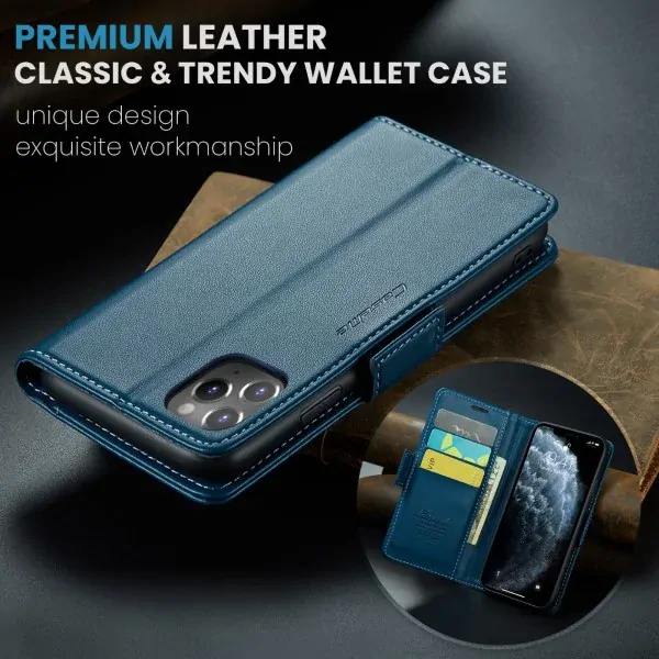 Púzdro na iPhone 11 Pro Max CASEME smooth modré