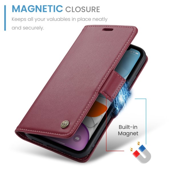 Púzdro pre iPhone 11 CASEME Smooth červené