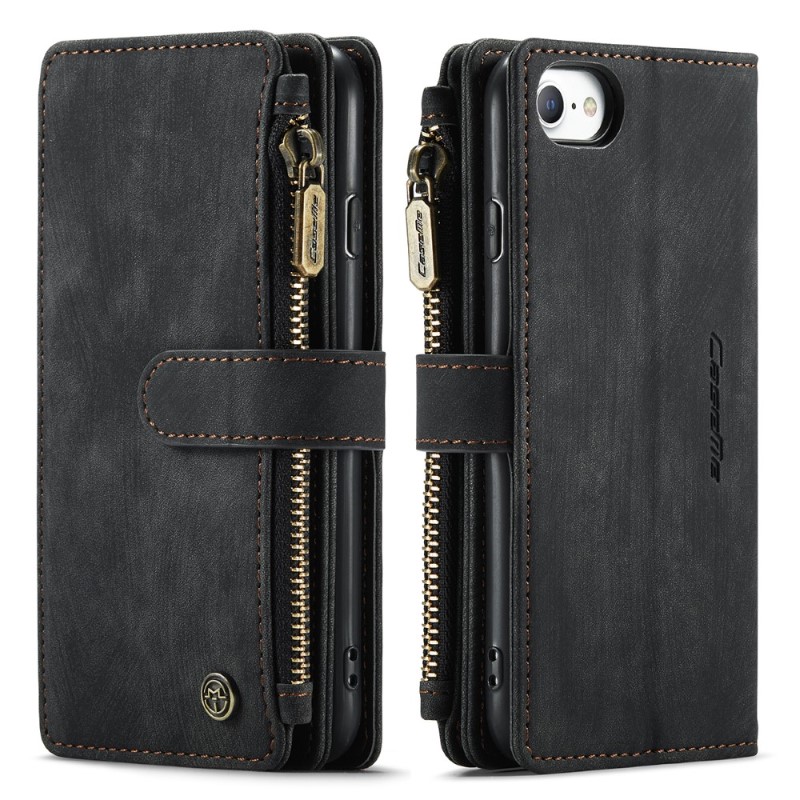 Púzdro pre iPhone 7 / 8 / SE ( 2020 / 2022 ) Luxury Double Layer čierne
