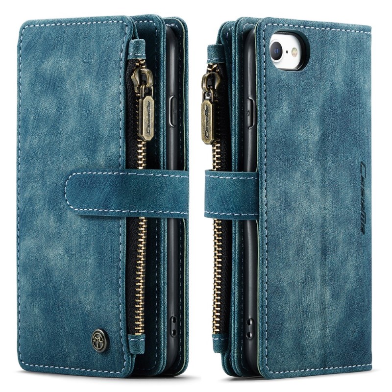 Púzdro pre iPhone 7 / 8 / SE ( 2020 / 2022 ) Luxury Double Layer modré