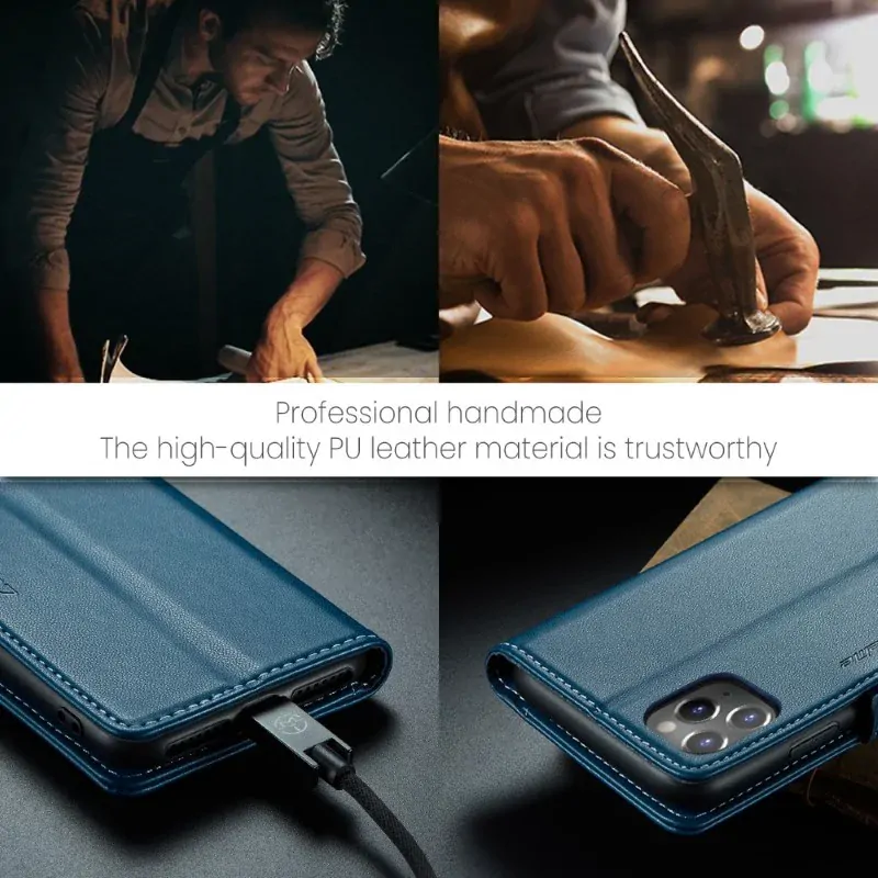 Púzdro pre iPhone 11 Pro CASEME smooth modré