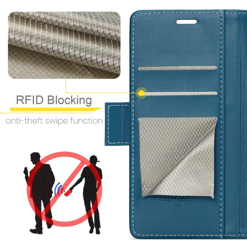 Puzdro na Samsung Galaxy S24 Ultra CASEME smooth modré