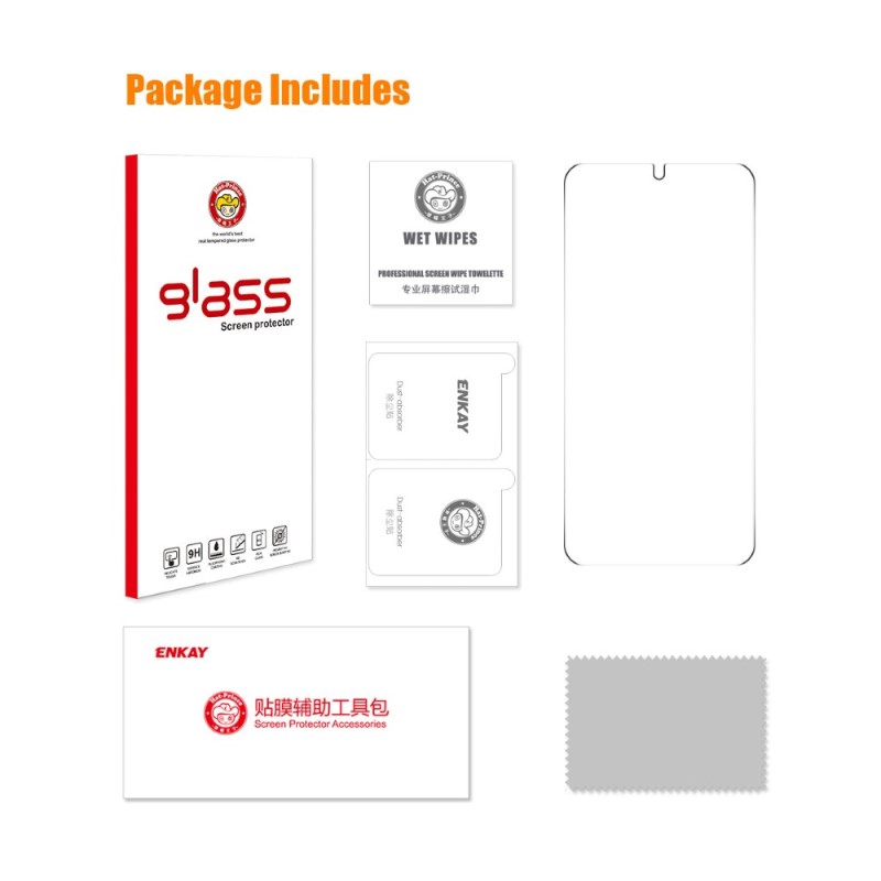 Tvrdené sklo na Samsung Galaxy S24 (podpora odomykania odtlačkom prsta) číre