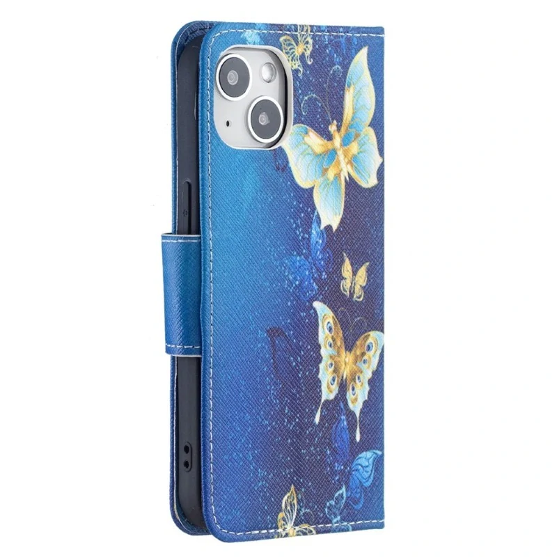 Puzdro pre iPhone 15 Motýľ modré