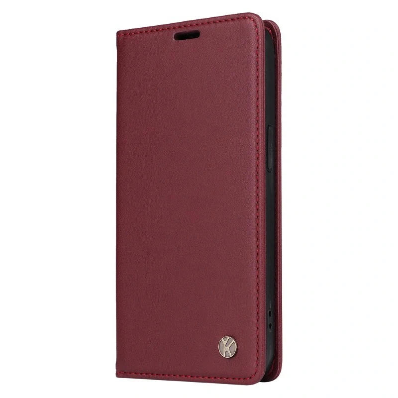 Puzdro na iPhone 15 Pro YIKATU vínové