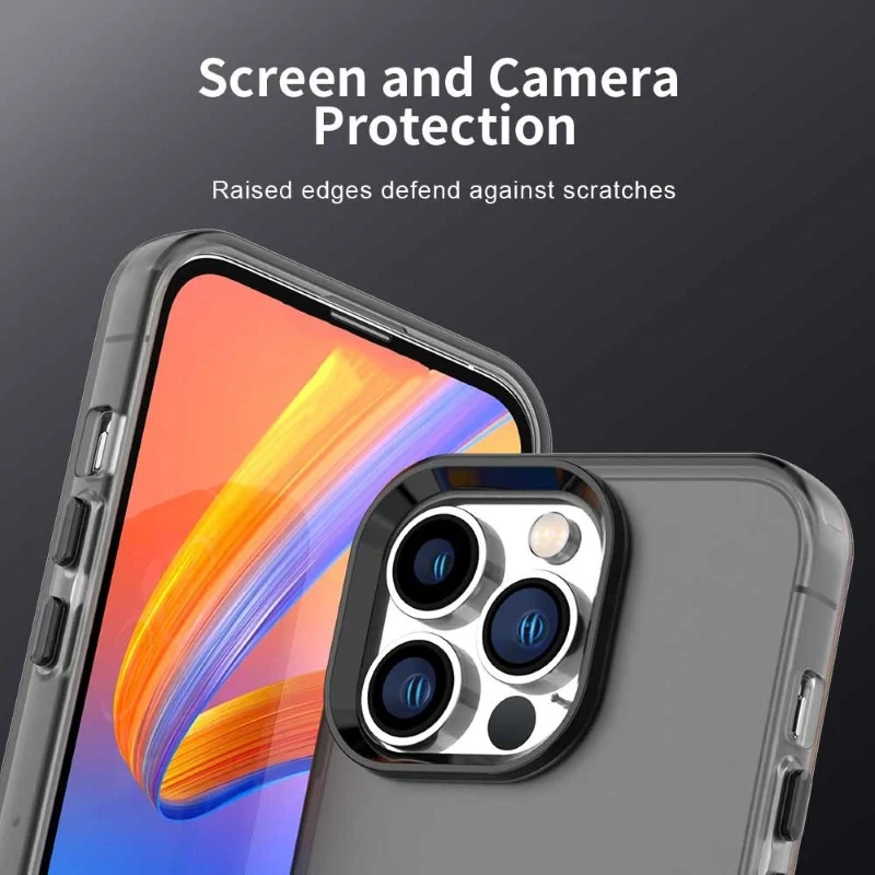 Kryt na iPhone 15 Pro gumový Matte čierny