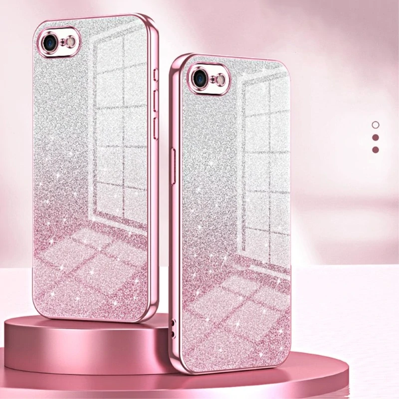 Kryt na iPhone 7 / 8 / SE (2020 / 2022) Glitter ružový