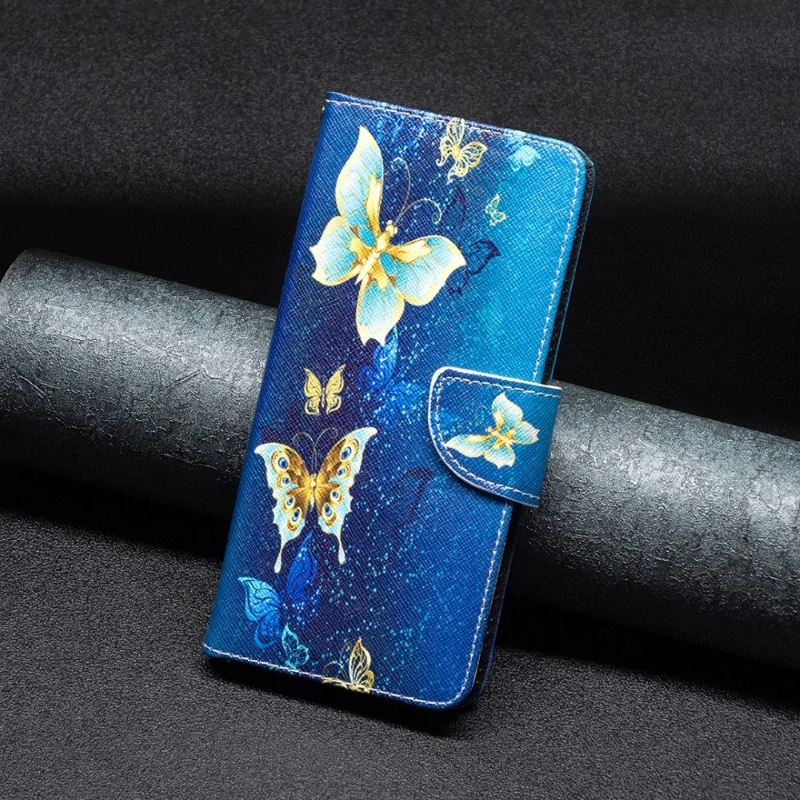 Puzdro na iPhone 16 Motýľ modré