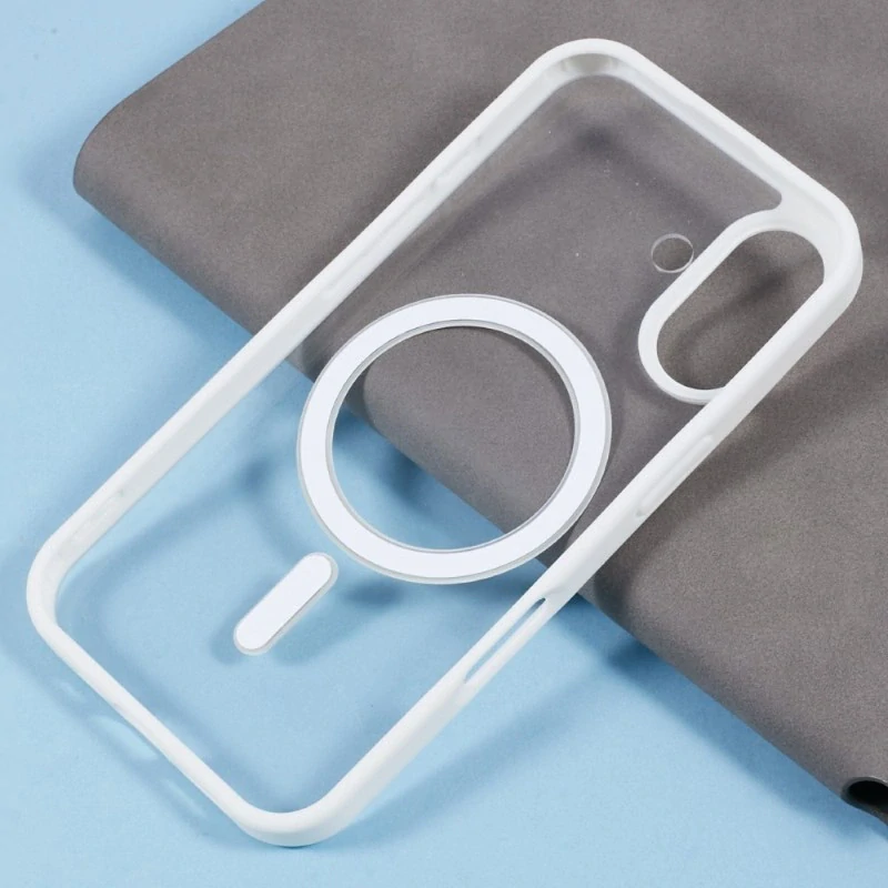 Kryt na iPhone 16 matný s podporou MagSafe biely