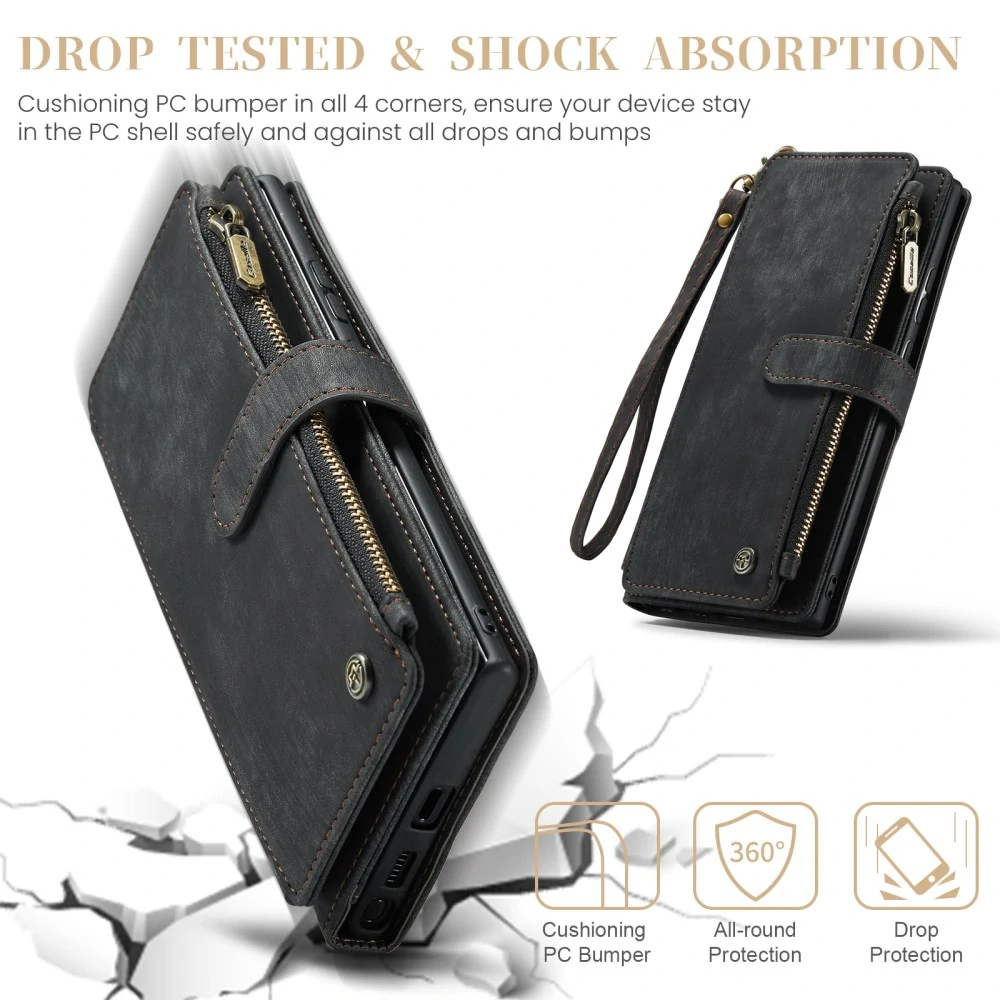 Puzdro na Samsung Galaxy S25 Ultra CASEME Deluxe čierne