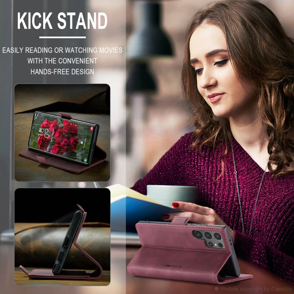 Puzdro na Samsung Galaxy S25 Ultra CASEME červené