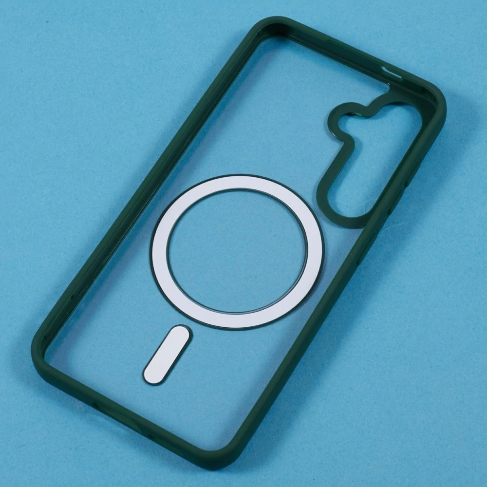 Kryt na Samsung Galaxy S24 matný s podporou MagSafe zelený