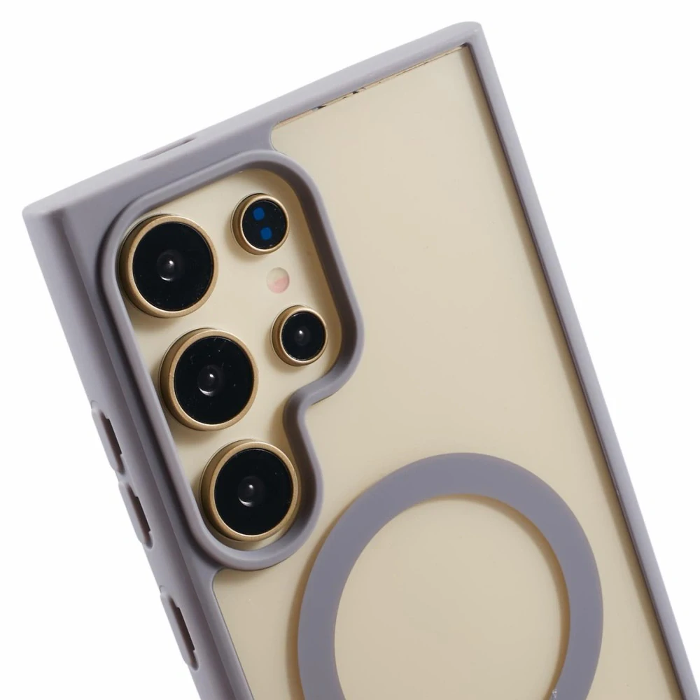 Kryt na Samsung Galaxy S24 Ultra matný s podporou MagSafe šedý