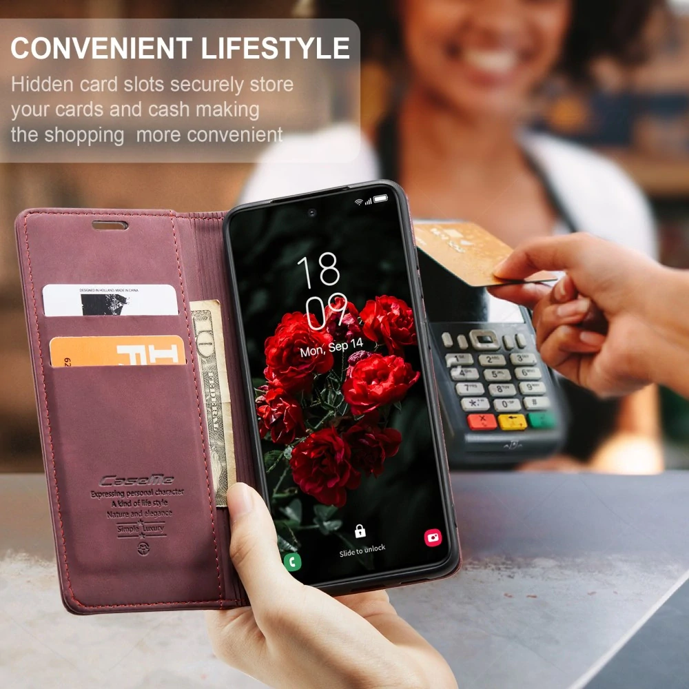 Puzdro na Samsung Galaxy S24 FE CASEME červené
