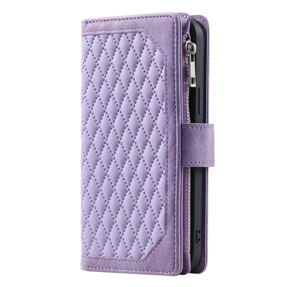 Puzdro na Samsung Galaxy S25+ Luxury Double Layer fialové