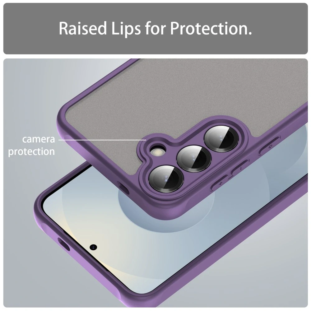 Kryt na Samsung Galaxy S25+ Frosted fialový