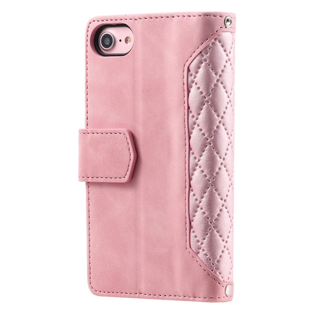 Puzdro pre iPhone 16E Luxury Double Layer ružové