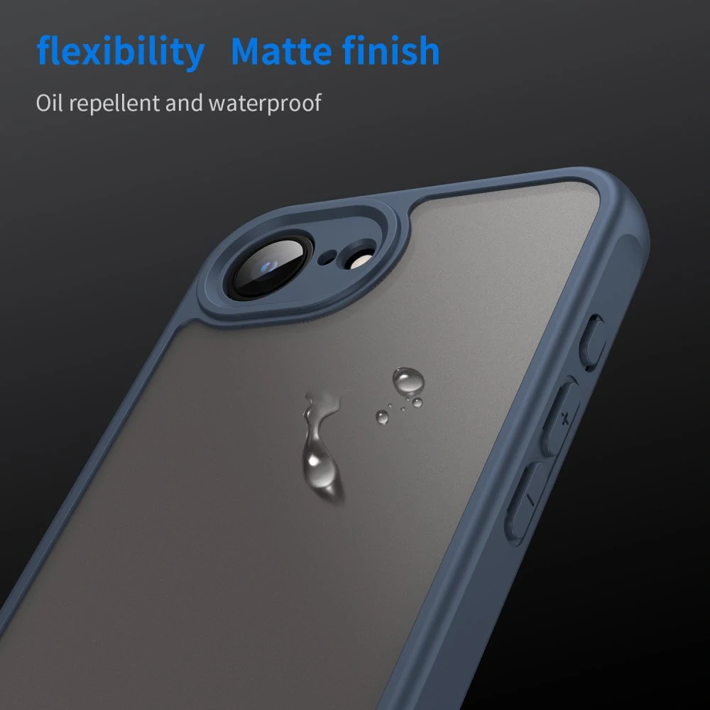 Kryt na iPhone 16E Frosted modrý