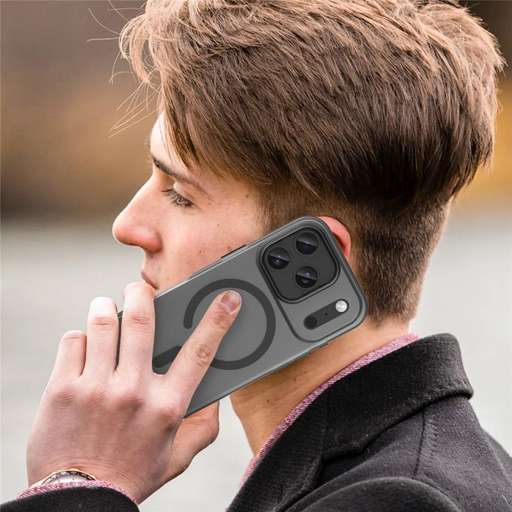 Kryt na iPhone 17 Pro Candy s podporou MagSafe čierny