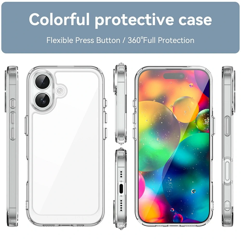 Kryt na iPhone 17 gumový odolný číry