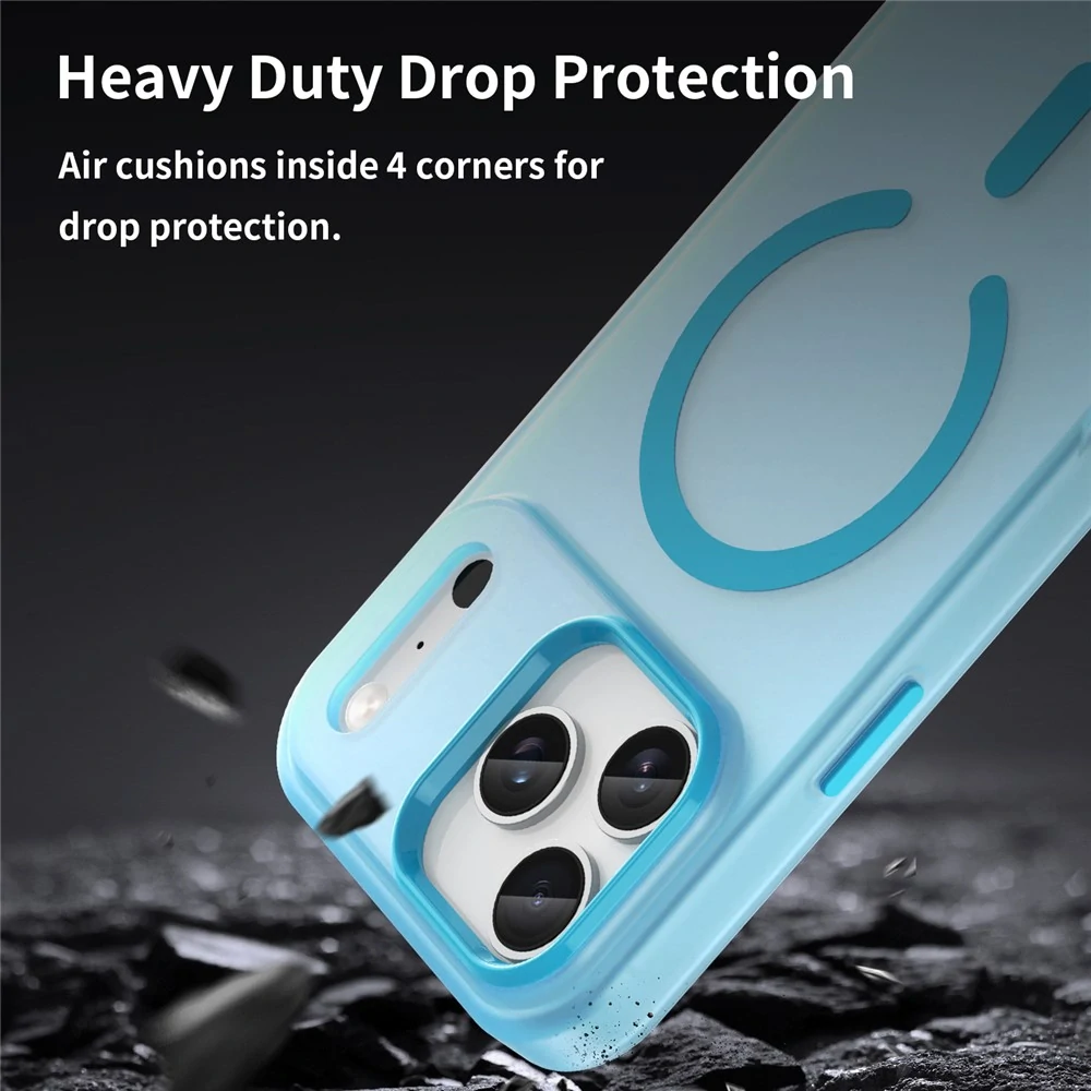 Kryt na iPhone 17 Pro Max Candy s podporou MagSafe modrý