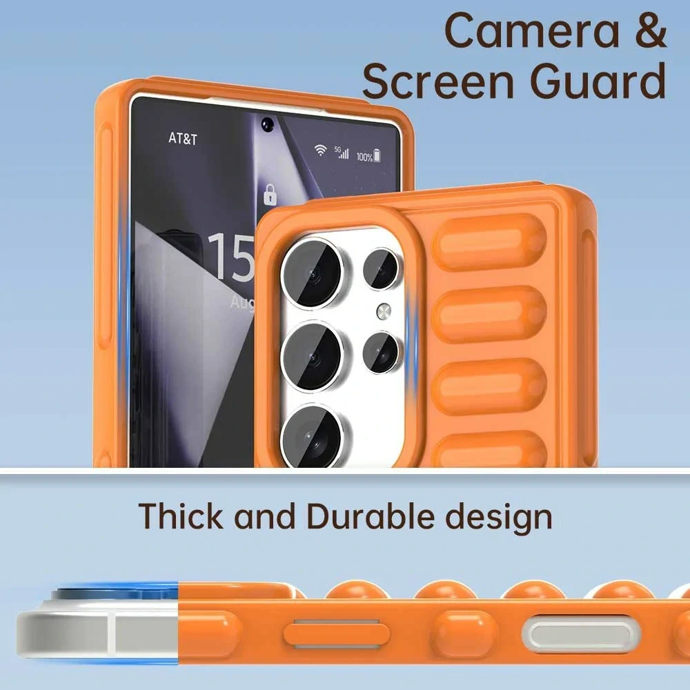 Kryt na Samsung Galaxy S25 Ultra Capsule oranžový