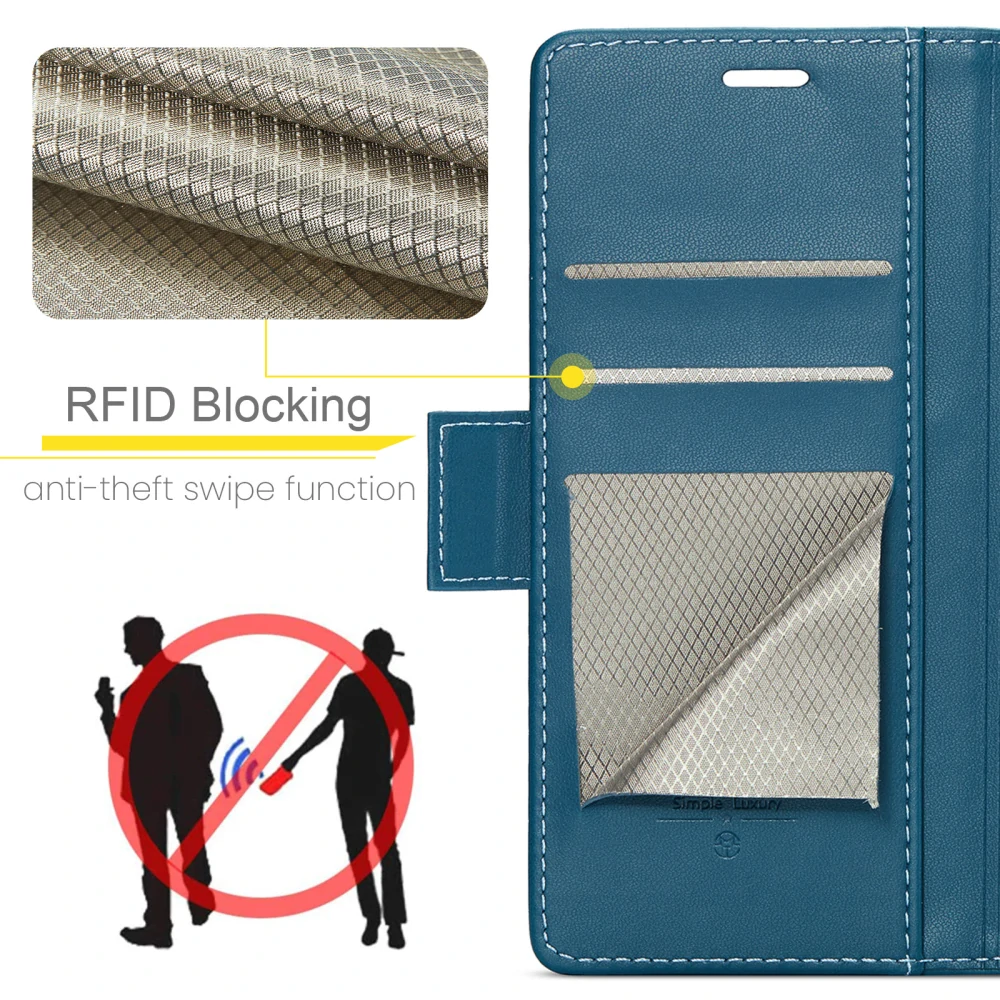 Puzdro na Samsung Galaxy S26 CASEME smooth modré
