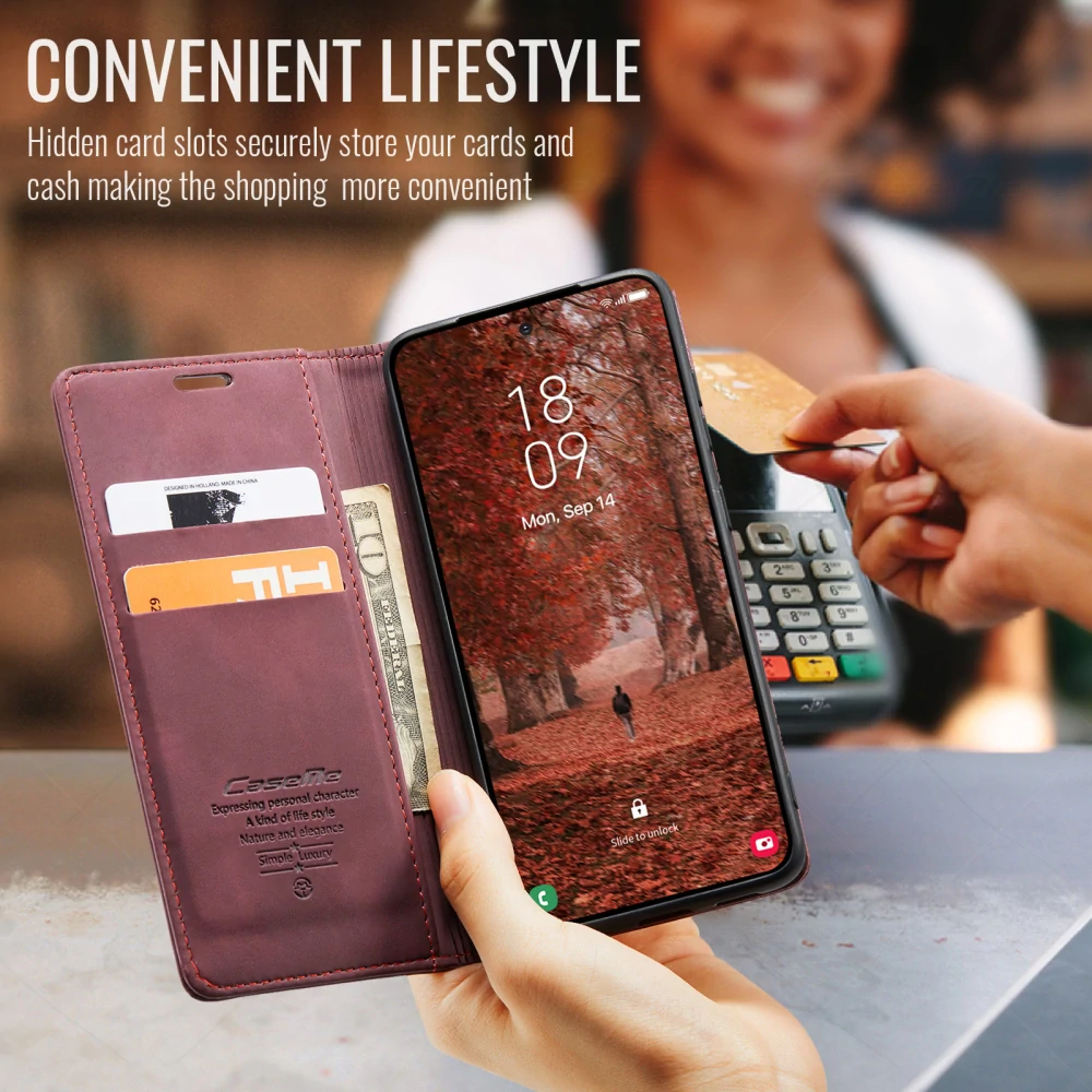 Puzdro na Samsung Galaxy S26 CASEME červené