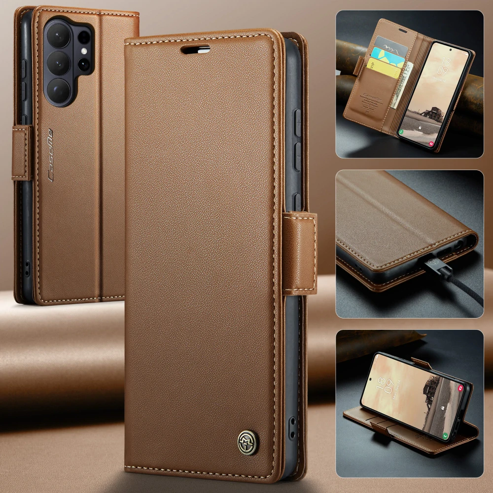 Puzdro na Samsung Galaxy S26 Ultra CASEME smooth modré