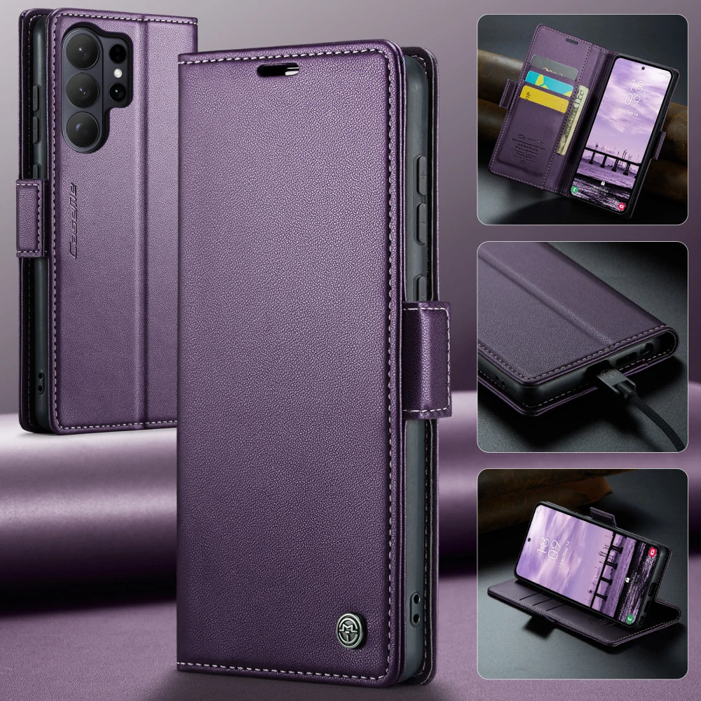 Puzdro na Samsung Galaxy S26 Ultra CASEME smooth fialové