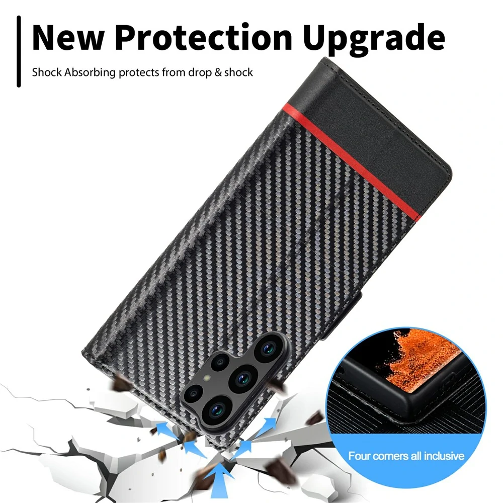 Puzdro na Samsung Galaxy S26 Ultra Carbon horizontal