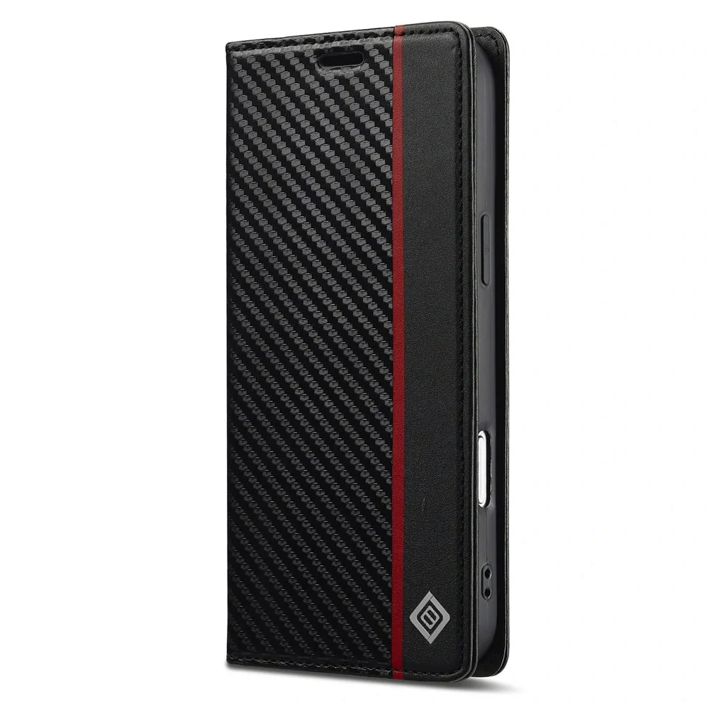 Puzdro pre iPhone 17 Pro Max LC.IMEEKE Carbon Vertical