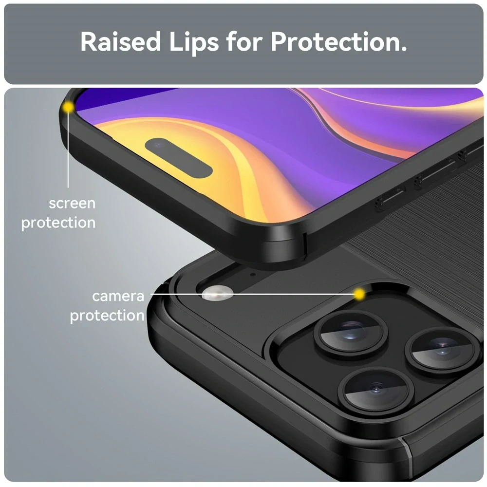 Kryt na iPhone 17 Pro Max Carbon čierny