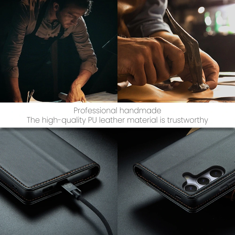 Puzdro na Samsung Galaxy S25 FE CASEME smooth čierne
