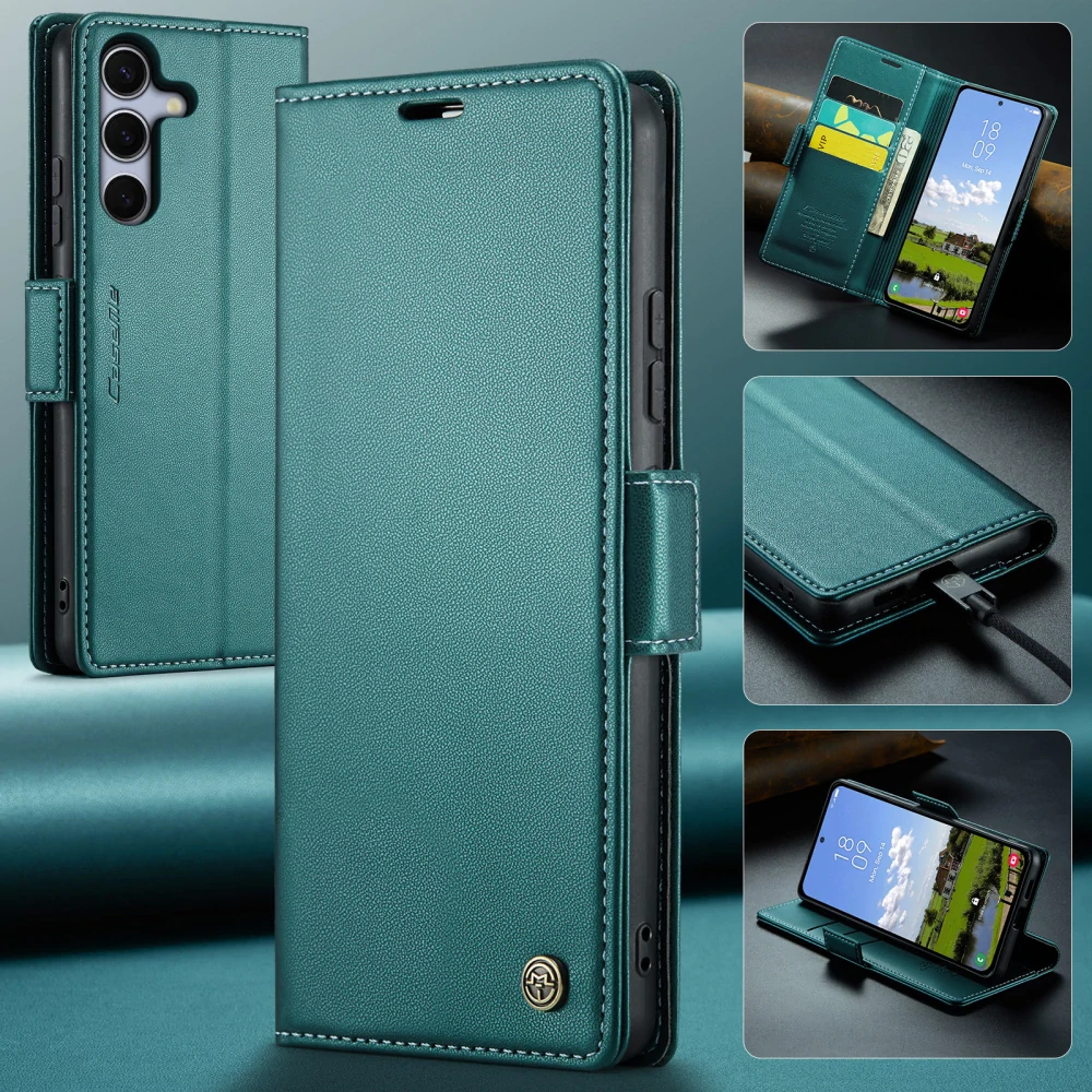 Puzdro na Samsung Galaxy S25 FE CASEME smooth zelené