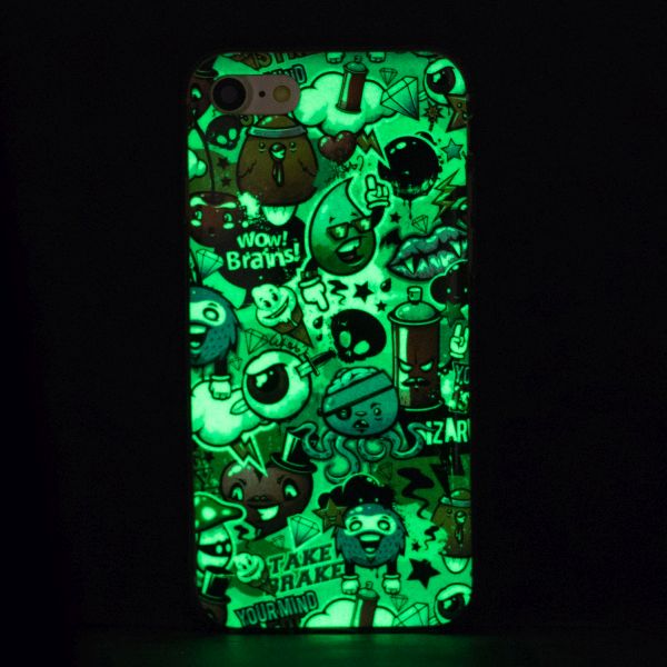 Kryt na iPhone 7 / 8 / SE ( 2020 / 2022 ) svietiaci Graffiti Urban Art